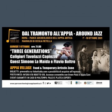 Three Generation - Caligiuri - Capiozzo - Tavolazzi - Guest S. La Maida F. Boltro Three Generation - Caligiuri - Capiozzo - Tavolazzi - Guest S. La Maida F. Boltro