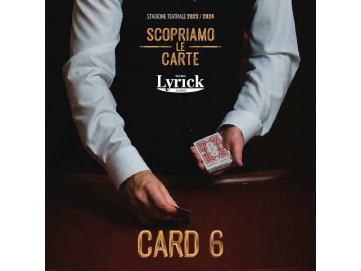 Carnet Lyrick 23/24 - Card 6 spettacoli