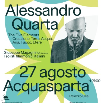 Alessandro Quarta - The Five Elements Creazione, Terra, Acqua, Aria, Fuoco, Etere
