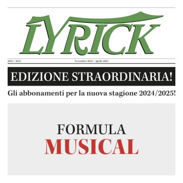 Abbonamento MUSICAL - Teatro Lyrick Stagione 2024-2025