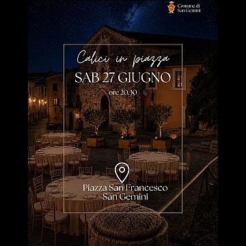 Calici in piazza