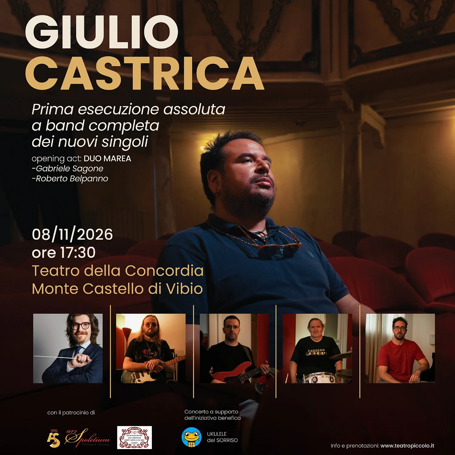 Giulio Castrica in Concerto Giulio Castrica in Concerto