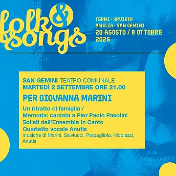 Per Giovanna Marini - Sulle orme di Luciano Berio: Un ritratto di famiglia