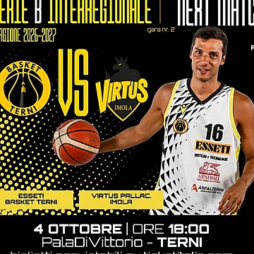 A.S.D. Basket Terni vs Virtus Pallacanestro Imola S.S.D. A R.L. 
