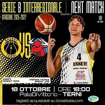 ASD Basket Terni vs Wispone Taurus Basket Jesi