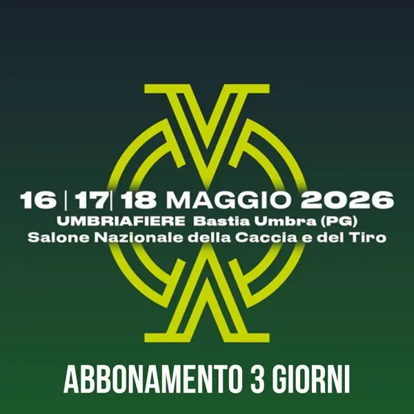 Caccia Village 2026 - Abbonamento 3 Giorni Caccia Village 2026 - Abbonamento 3 Giorni