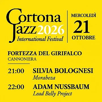 Abbonamento Cortona Jazz 21 Ottobre 2026