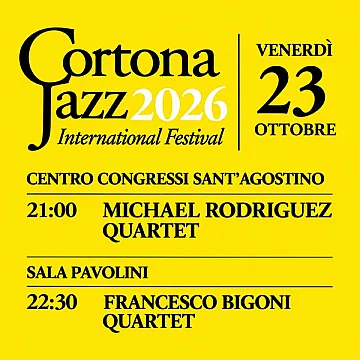 Abbonamento Cortona Jazz 23 Ottobre 2026