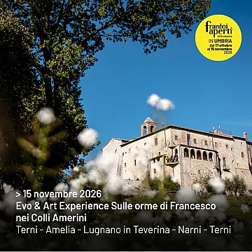 Evo & Art Experience sulle orme di Francesco della DOP Umbria lungo i Colli Amerini