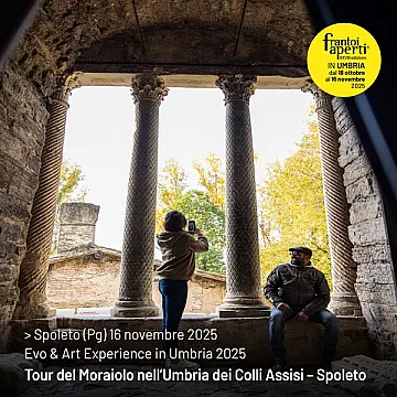 Evo & Art Experience in Umbria 2025 | il Tour del Moraiolo nell’Umbria dei Colli Assisi – Spoleto