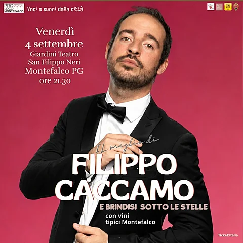 Il meglio di Filippo Caccamo e brindisi sotto le stelle