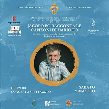 Jacopo Fo racconta le canzoni di Dario Fo
