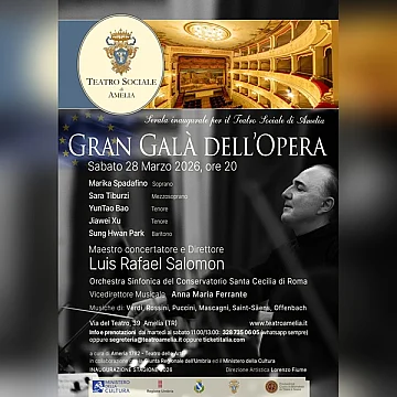 Gran Galà dell'Opera - Serata inaugurale per il Teatro Sociale di Amelia