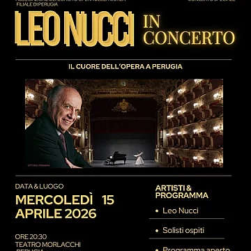 LEO NUCCI IN CONCERTO – Il cuore dell’Opera a Perugia