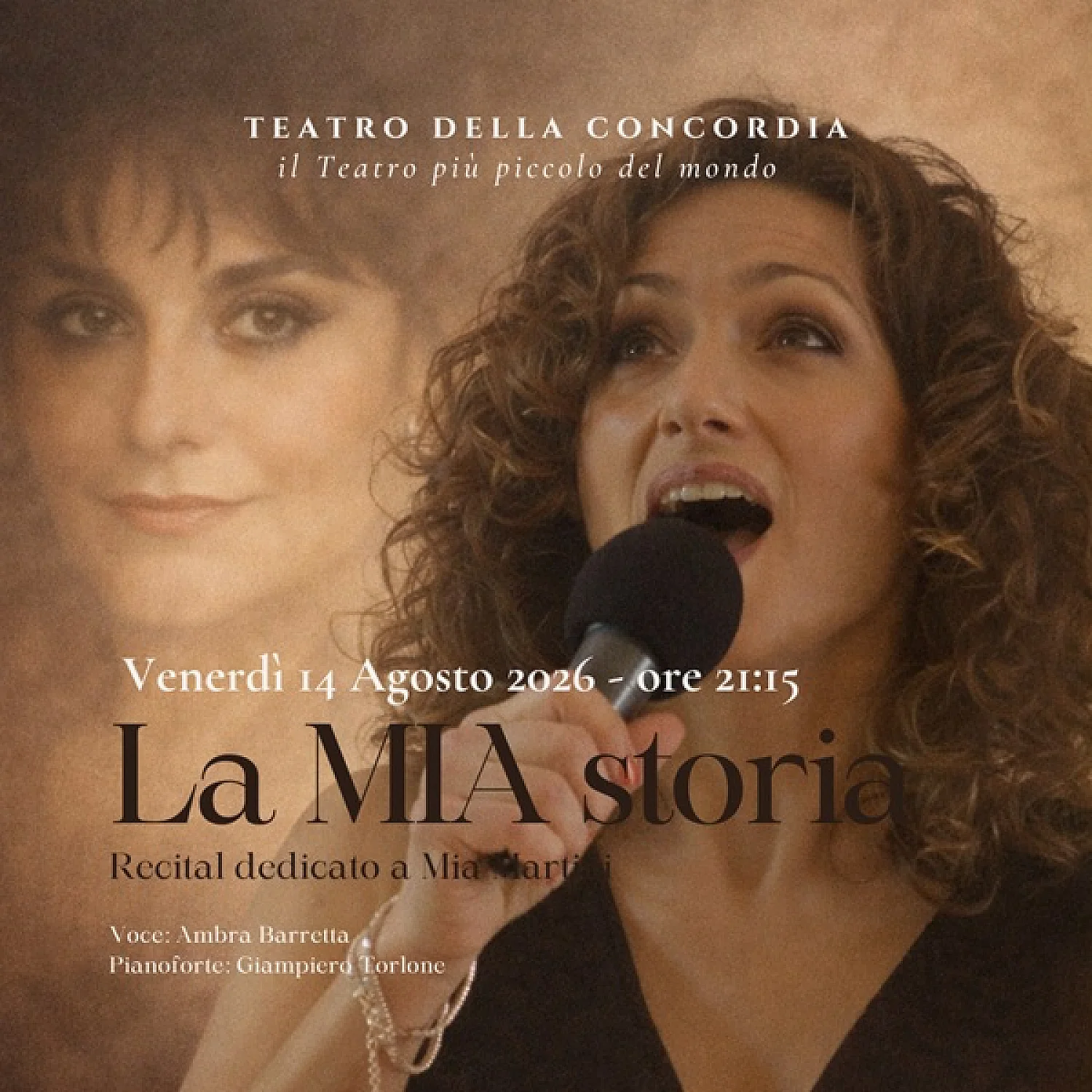 La MIA storia - Recital dedicato a Mia Martini La MIA storia - Recital dedicato a Mia Martini