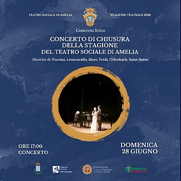 Concerto lirico di chiusura della stagione del Teatro Sociale di Amelia
