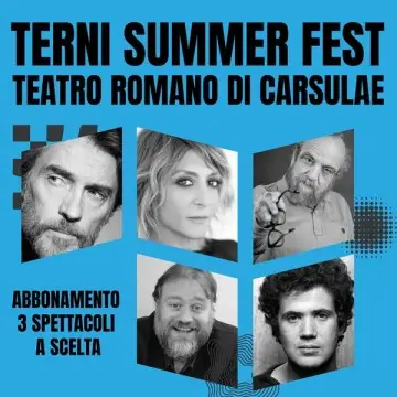 Abbonamento tre eventi a scelta Terni Summer Fest