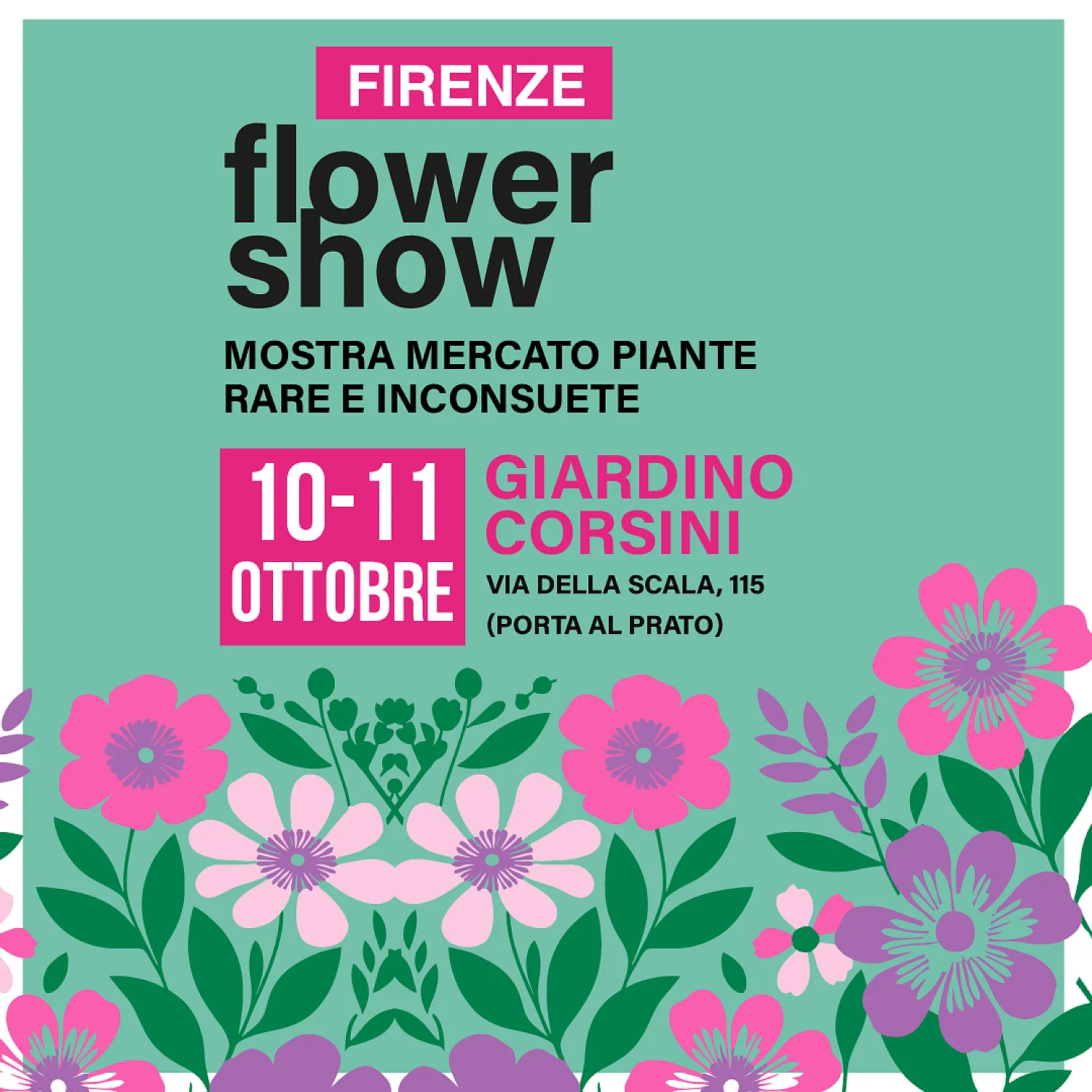 Firenze Flower Show - Abbonamento 2 giorni Firenze Flower Show - Abbonamento 2 giorni